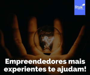 Compartilhe suas ideias com empreendedores mais experientes